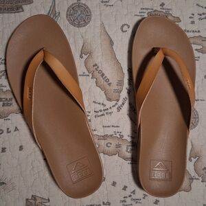 Reef Tan and Brown Women's Flip Flop Sandals